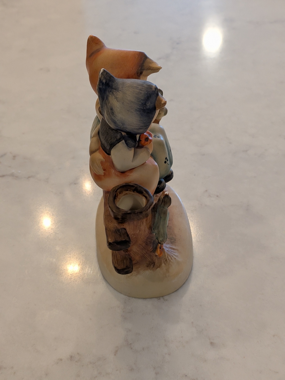 Vintage 1960s Hummel Style Ceramic Figurine of Two Children - Picture 3 of 6
